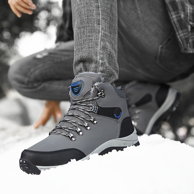 Bottes de randonnée d'hiver SnowTrek™ pour hommes, doublées de peluche